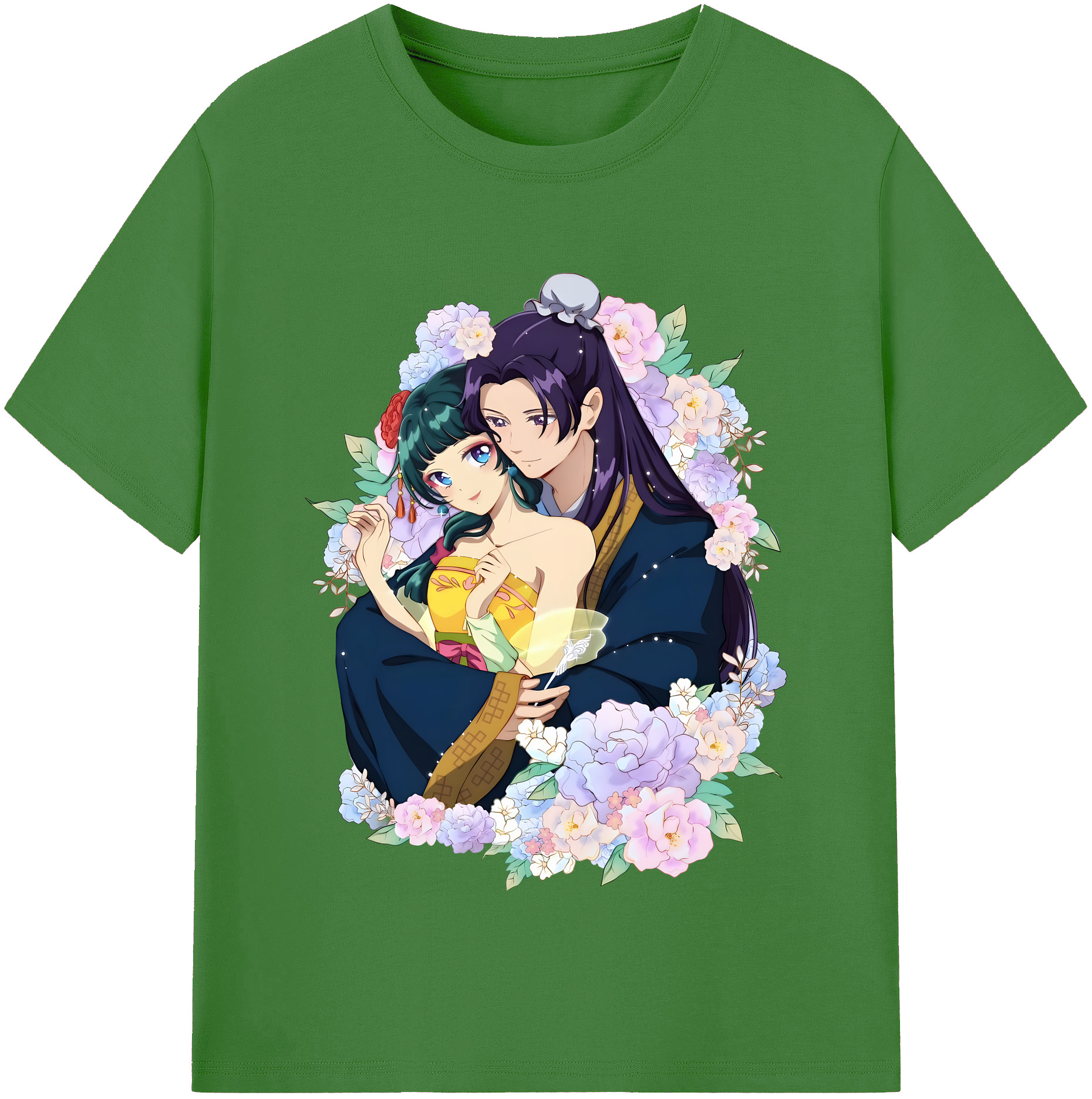（画像用） 薬屋のひとりごと The Apothecary Diaries レディースカジュアルプリントTシャツ（綿100％）